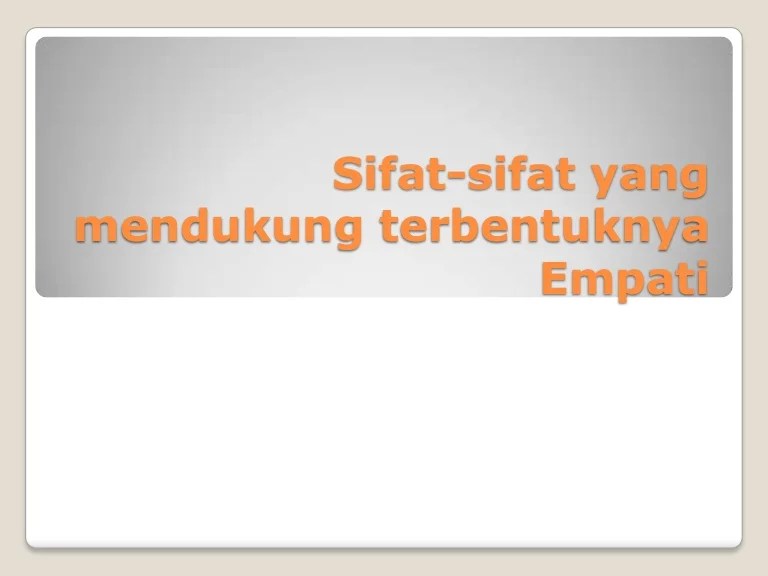 Empati dalam interaksi