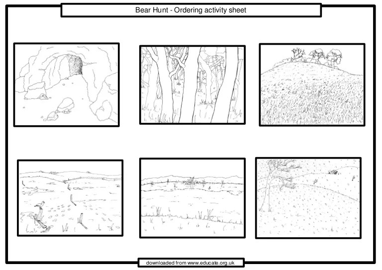 We're going on a Bear Hunt.ordering_activity