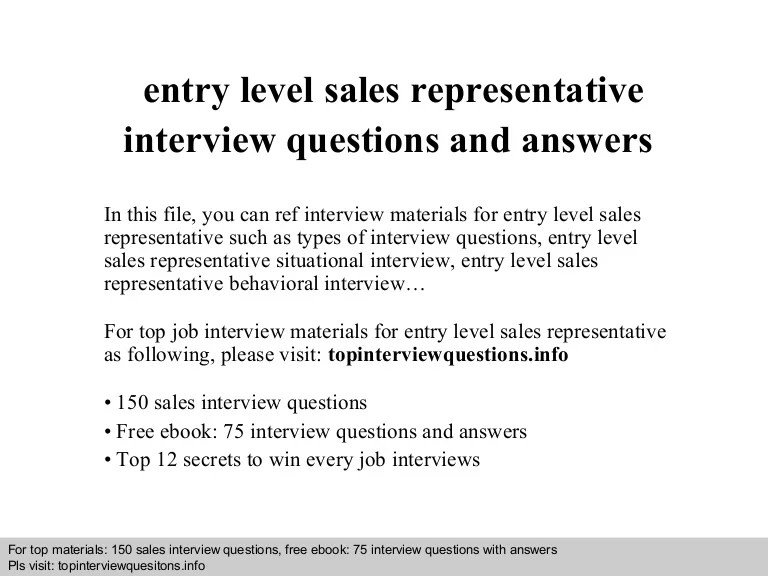 Entry Level Job Interview Questions And Answers Job Retro