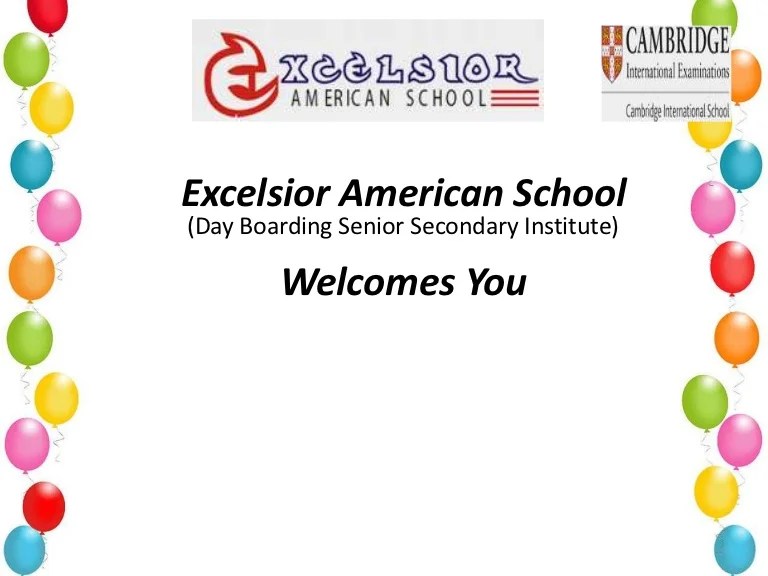 Excelsior american school e brochure