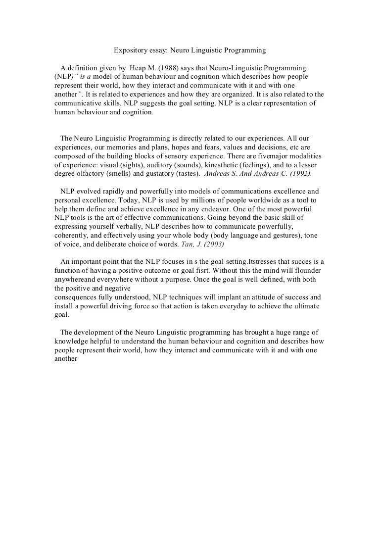 Expository essay