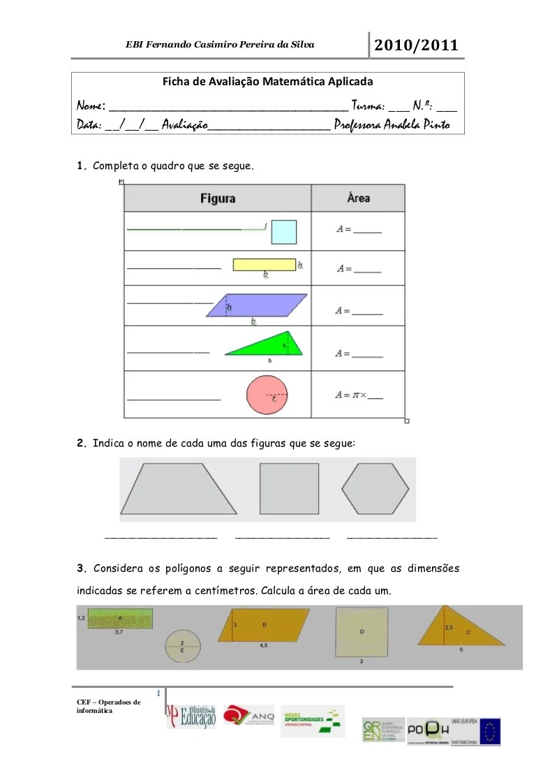 Ficha 2 perímetros_áreas e volumes