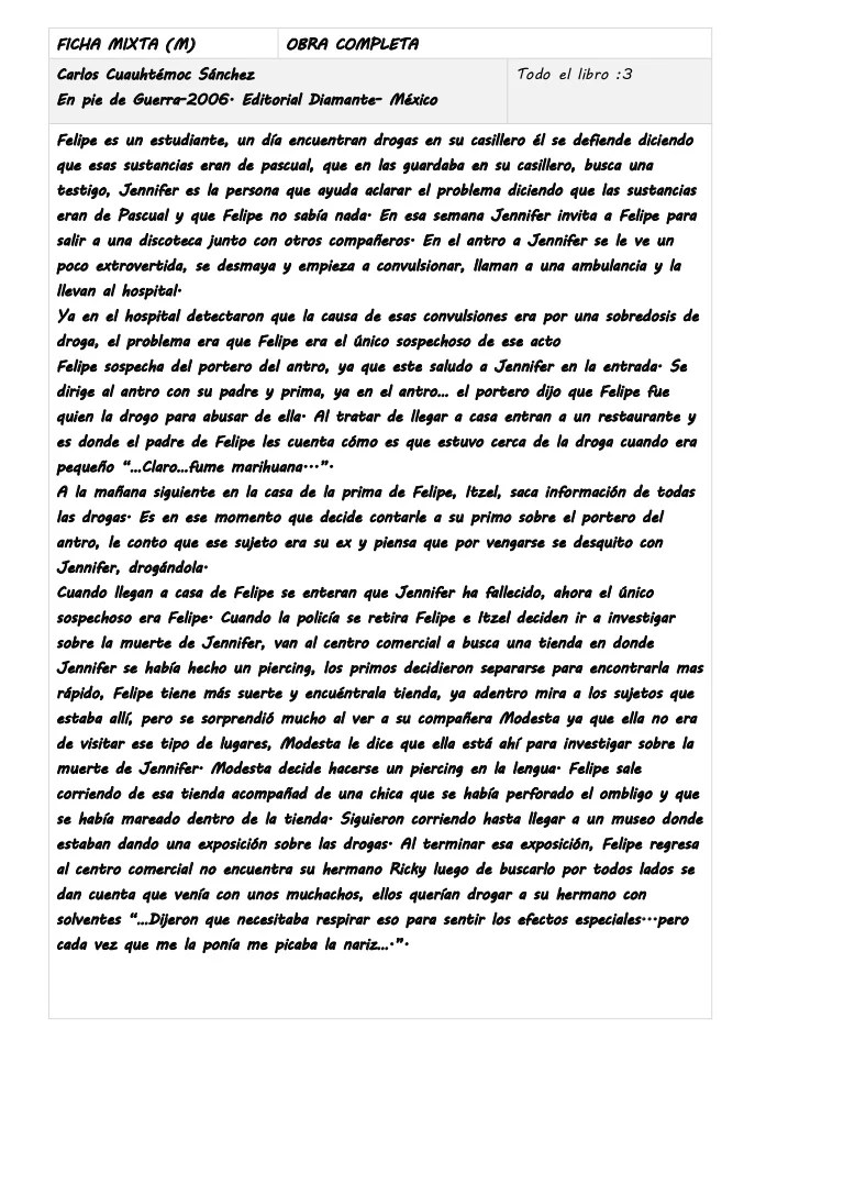 Ficha mixta
