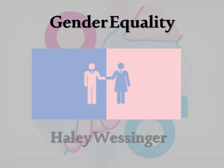 Gender equality
