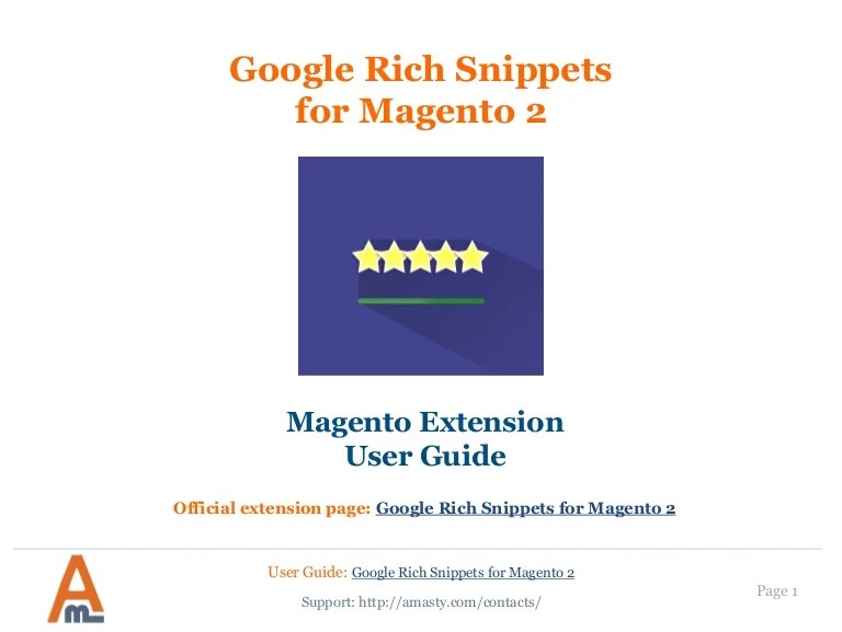 Google Rich Snippets for Magento 2