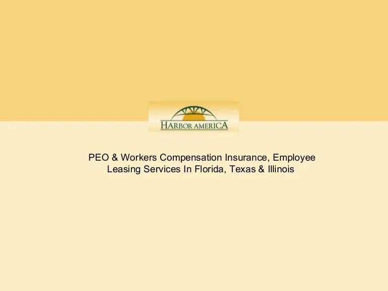 PEO & Workers Compensation Insurance In Florida, Texas & Illinois