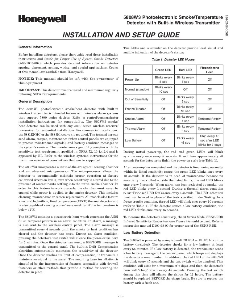Honeywell 5808w3installguide