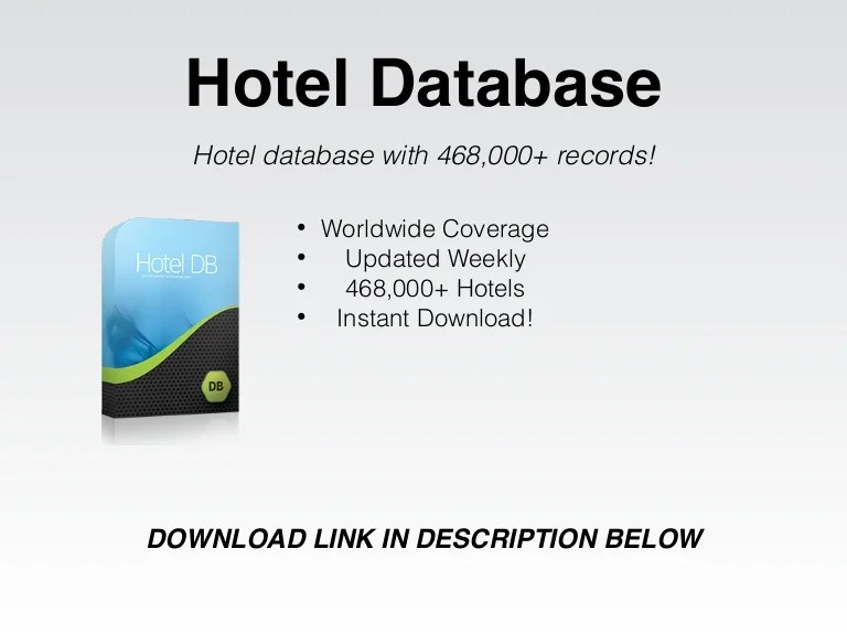 Hotel database