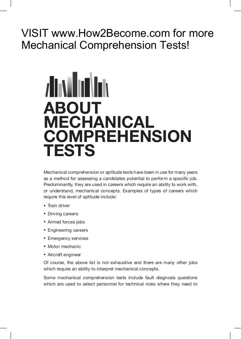 How To Pass Mechanical Comprehension Tests