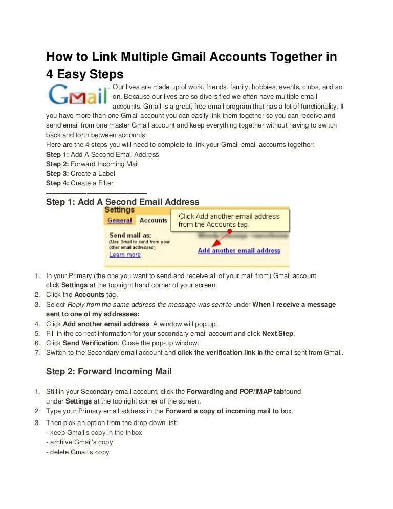 How to link multiple gmail accounts together in 4 easy steps