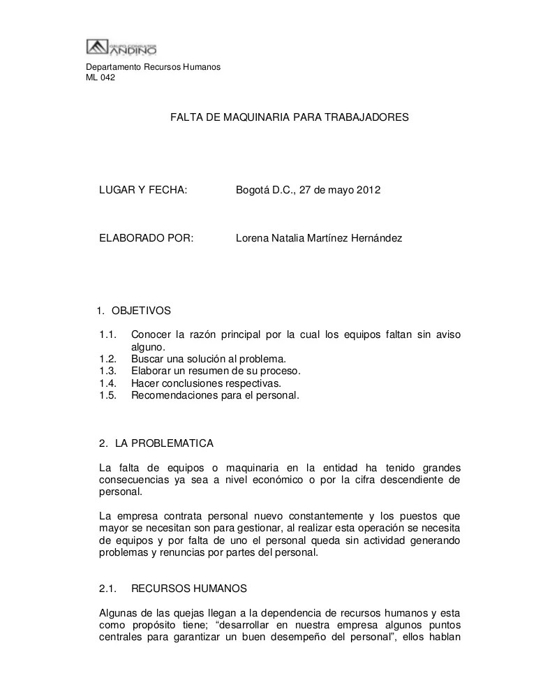 Informe ejecutivo