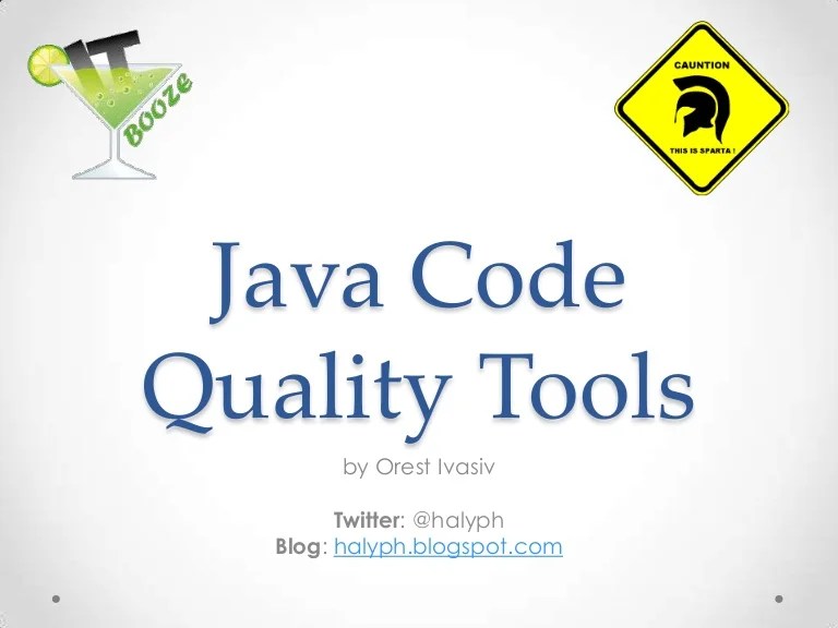 Java Code Quality Tools
