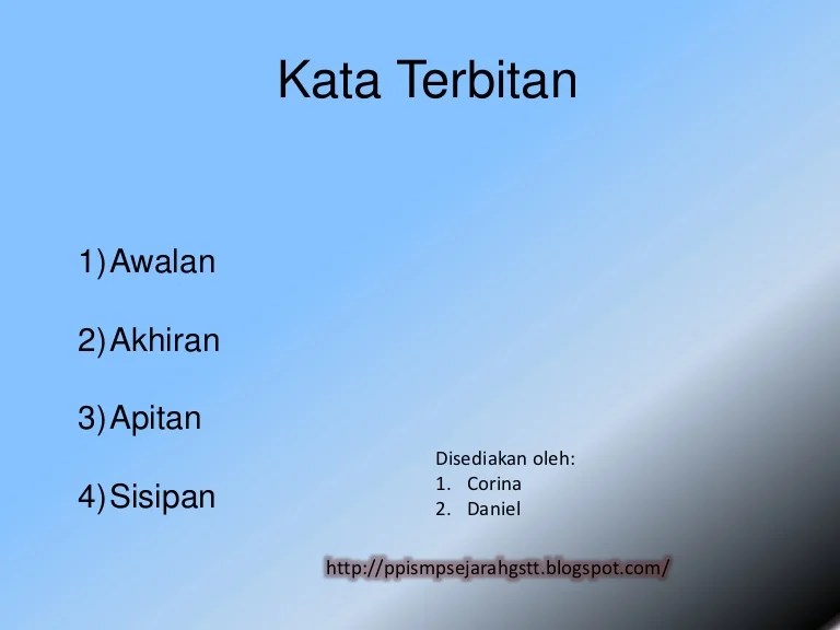 Ayat Bagi Kata Nama Terbitan mmaudit