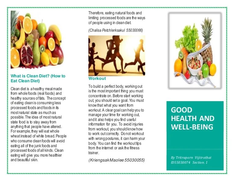 Leaflet good health