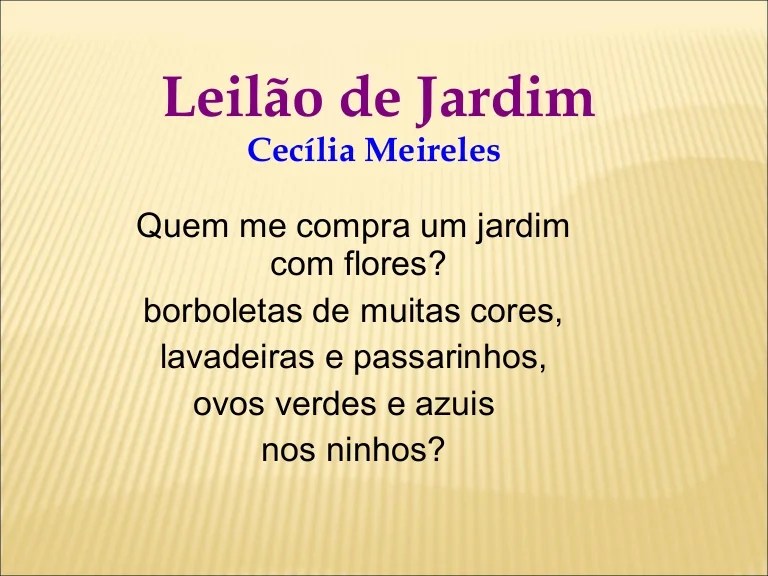 Leilão de jardim