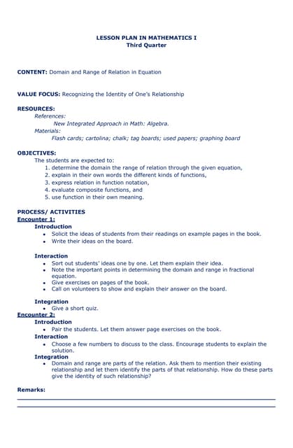 Math lesson plan fourth grade 12