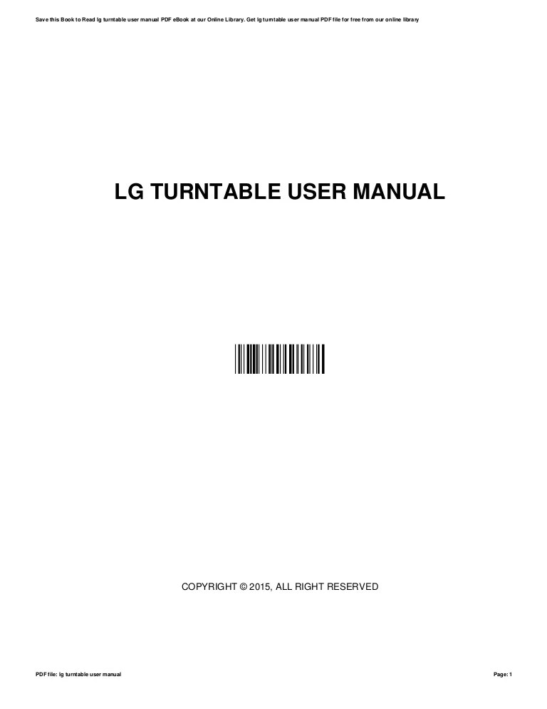 LG player user manual