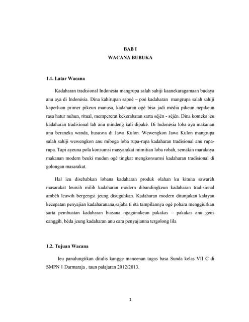 Contoh Makalah Bahasa Sunda Tentang Novel