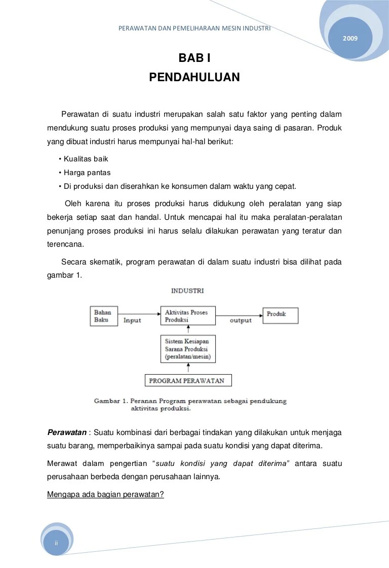 Metode perawatan mesin