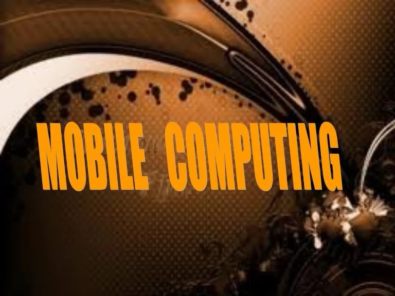 Mobile computing