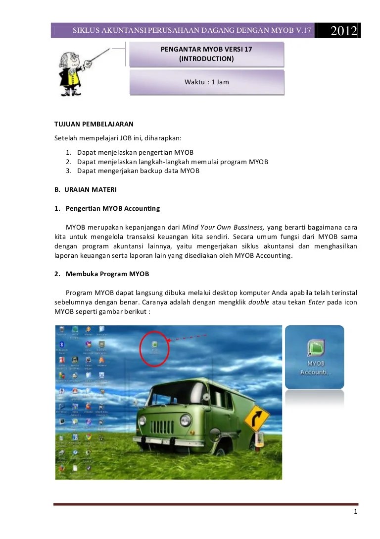 Modul myob-i-introduction