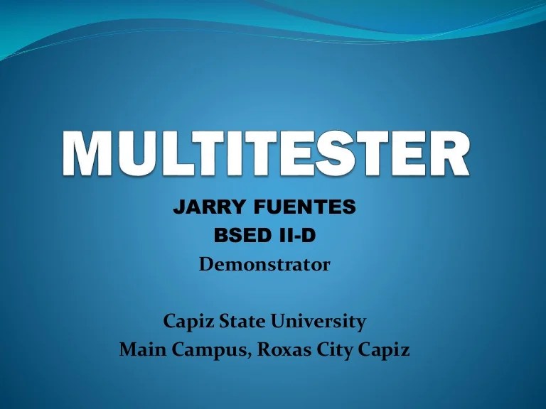 Multitester