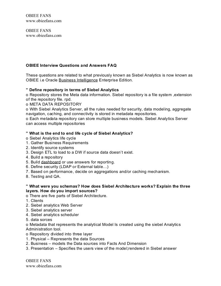 Data Architect Job Interview Questions
