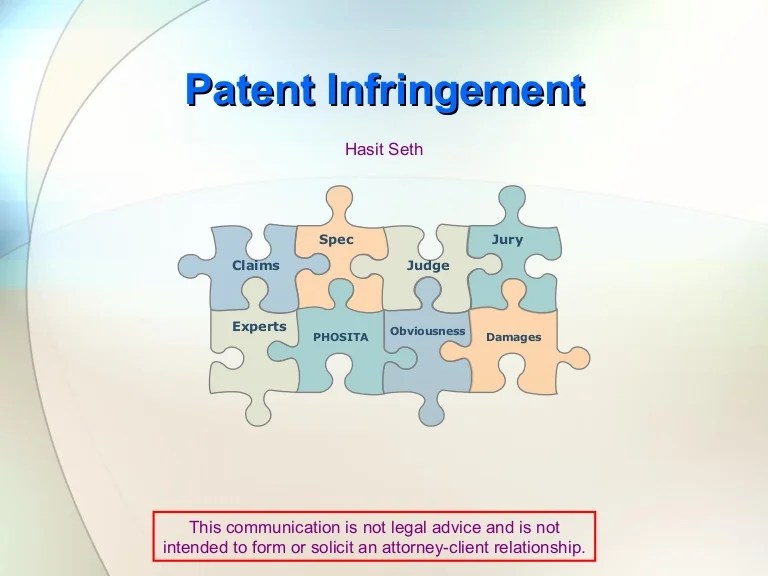 Patent Infringement
