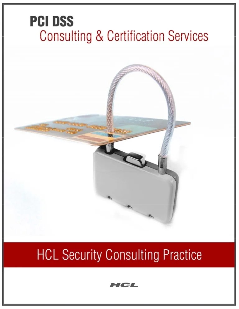 HCLT Brochure PCI DSS Consulting Certification Services