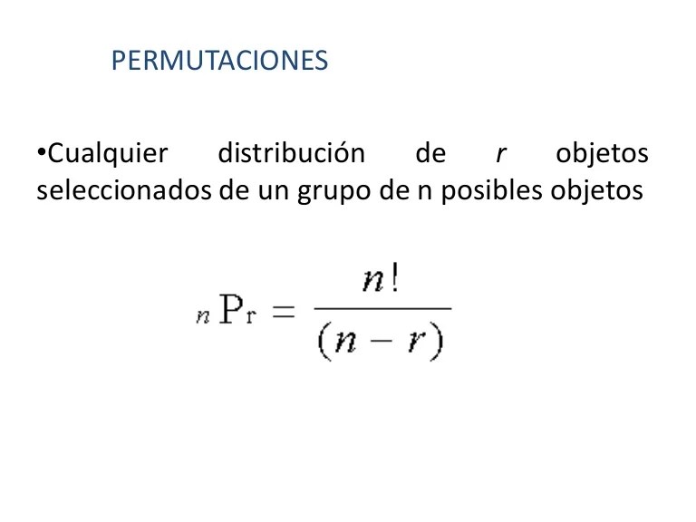 Permutaciones