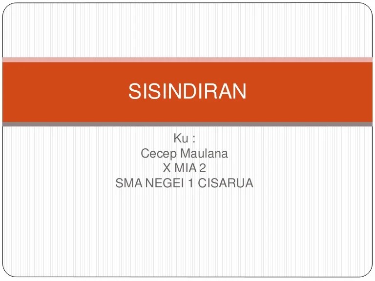 Sisindiran dina basa Sunda
