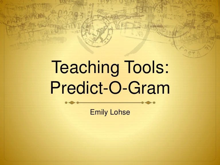 Predictogram