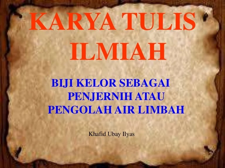 Biji Kelor Sebagai Penjernih dan Pengolah Air Limbah