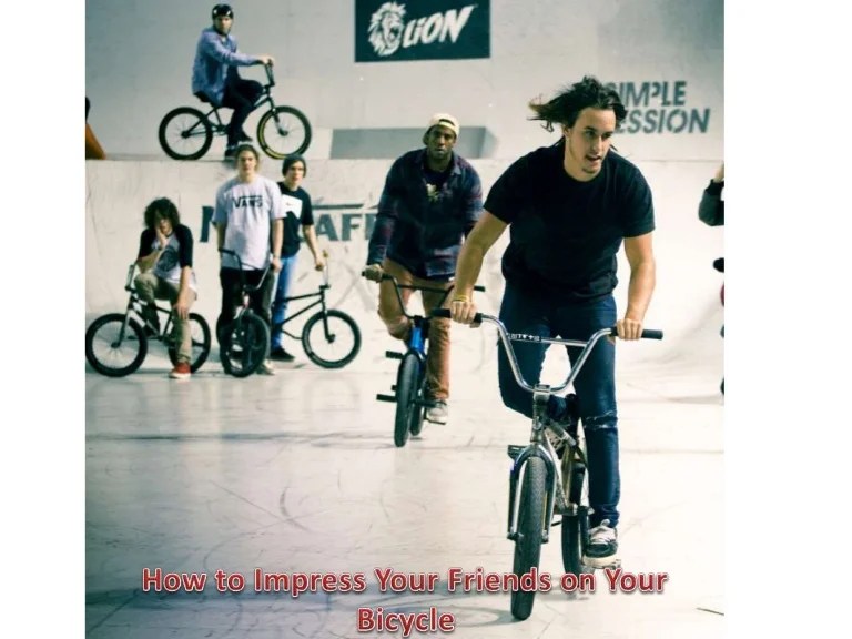 How to Impress Your Friends on Your Bicycle