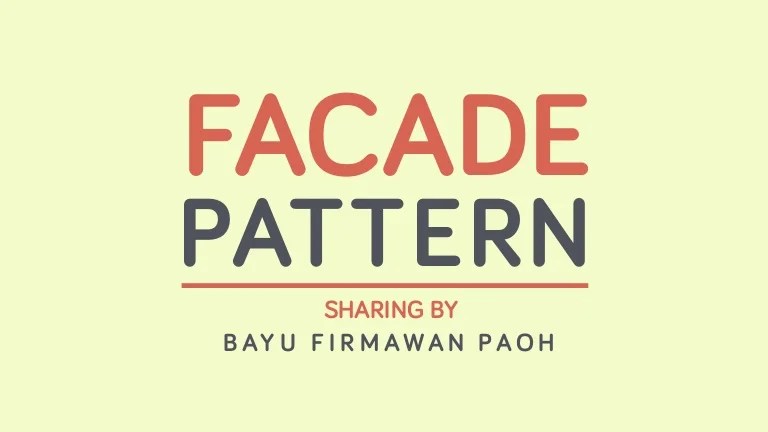 Presentation facade design pattern Presentation facade design pattern