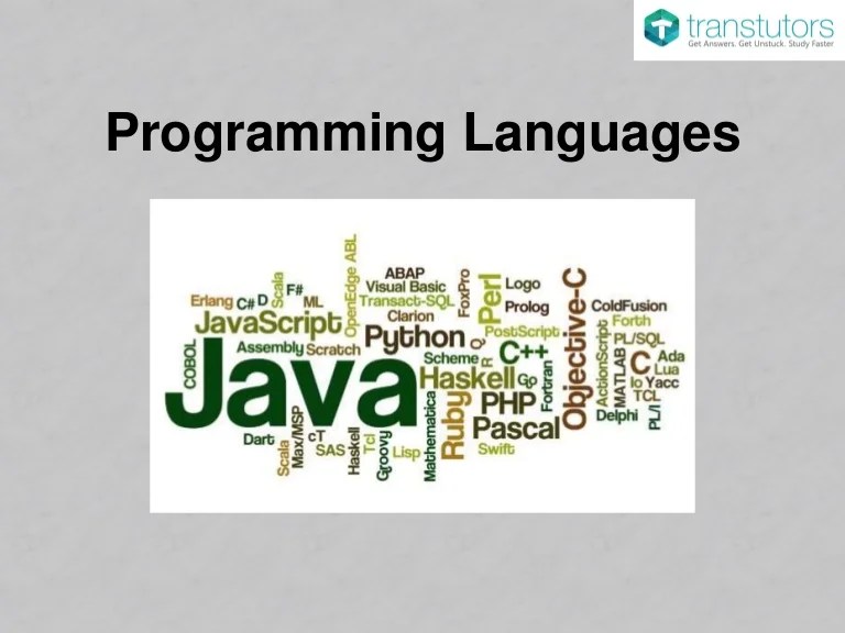 Programming Languages Computer Science