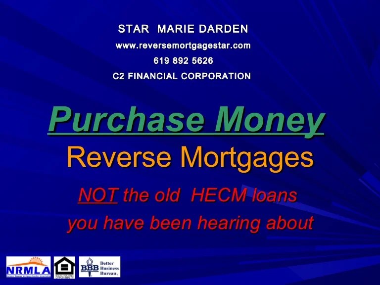 Reverse Mortgage for Purchase