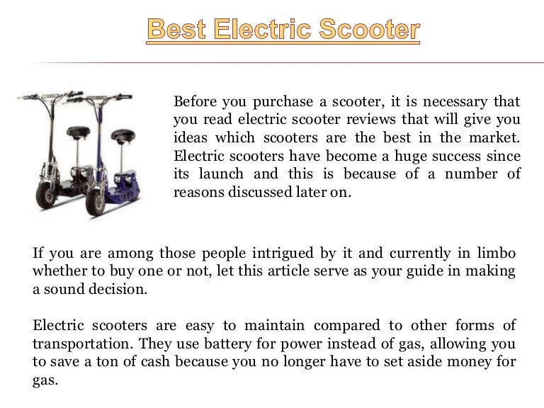 Razor e300 electric scooter