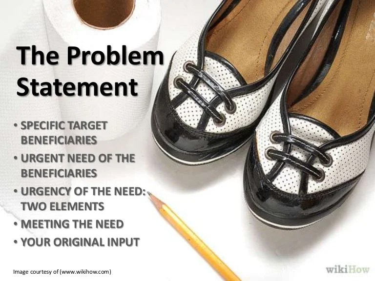 Research Proposal 0 How to Write the Problem Statement