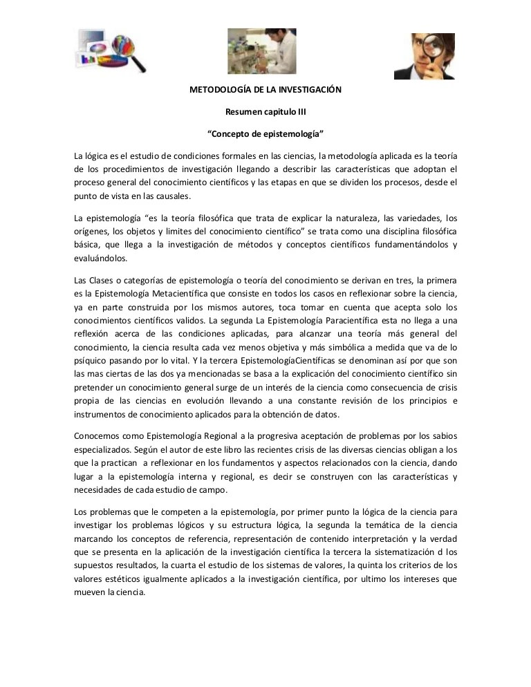 Resumen capitulo iii