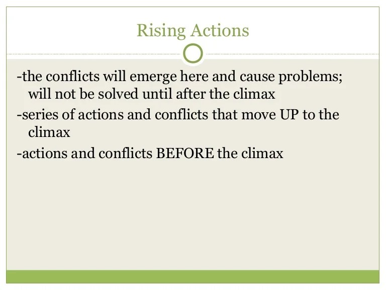 Rising Actions