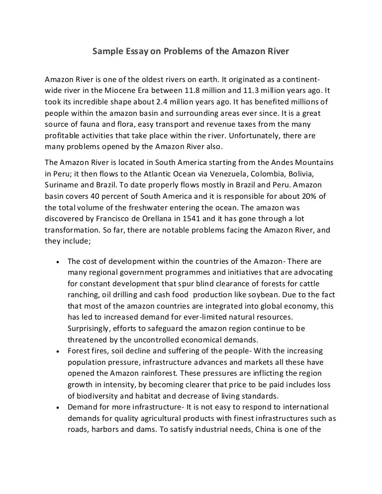 Natural Resources Essay