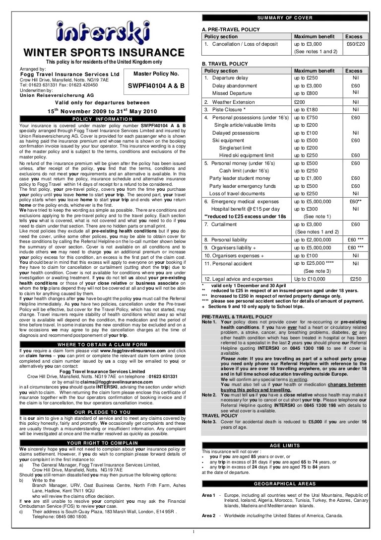 Schools insurance policy