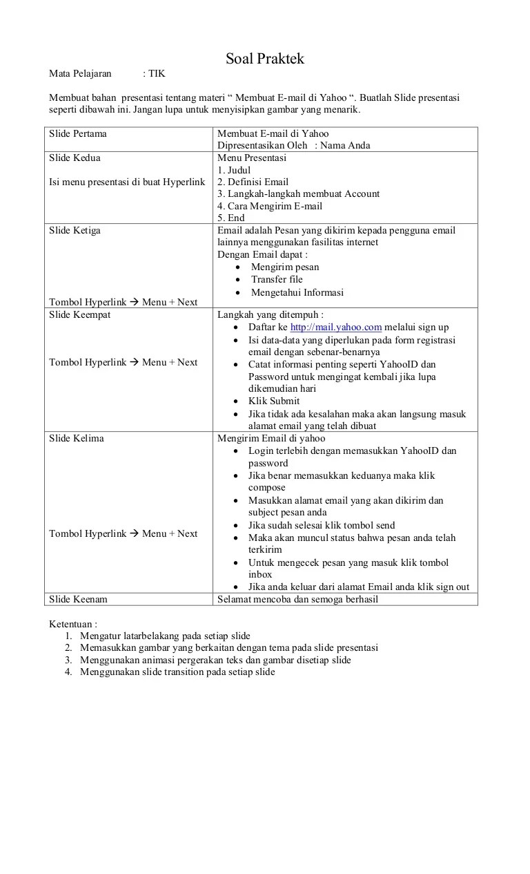 Soal powerpoint