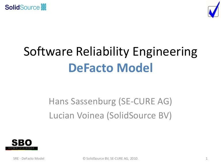 Software Reliability Engineering