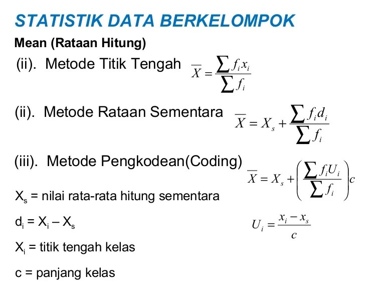 Pengertian Dan Cara Menghitung Standar Deviasi Mobile Legends