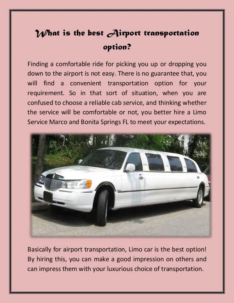 Marco Island Limo Service