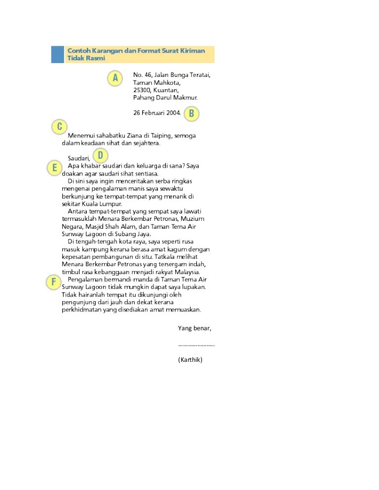 Contoh Email Dalam Bahasa Melayu Contoh Email Formal Dalam Bahasa