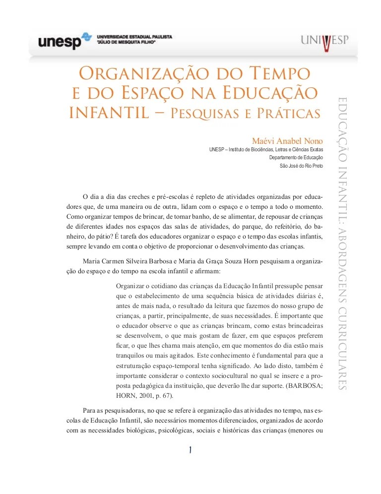 Educacao Infantil Praticas Cotidianas