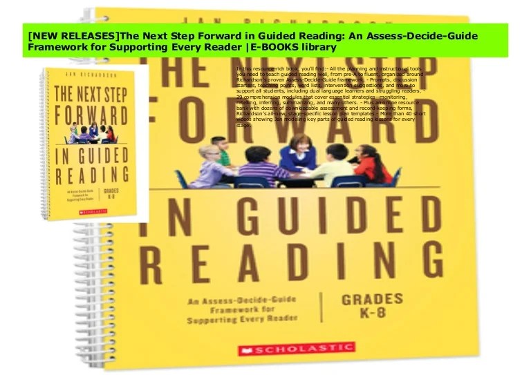 [NEW RELEASES]The Next Step Forward in Guided Reading An AssessDeci…